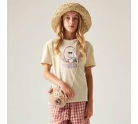 Dare 2b Trailblazer III Short Sleeved Graphic T-Shirt in Natural White | Size: 11-12 Years Dare 2b Natural White 11-12 Years