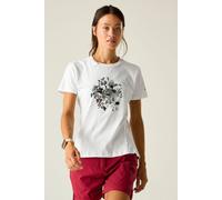 Dare 2B Tranquility Iii Short Sleeved Graphic T-Shirt In Cool White Cool White