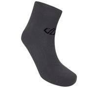 Dare 2B Unisex Adult Essentials Ankle Socks (Pack of 2) (Ebony Grey) - Size UK 3-6