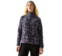 Dare 2b Womens Amble Half Zip Fleece - Navy Ink Print - 16