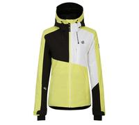 Dare 2B Womens Chute Ski Jacket - Yellow Plum/Black - 16 UK - Yellow Plum/Black - 100% Recycled Polyester