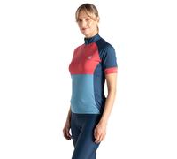 Dare 2B Womens Compassion III Short Sleeve Cycling Jersey - Pink - Size 16 UK