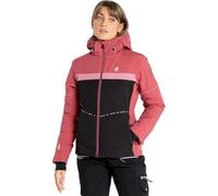 Dare 2B Womens Conveyed Ski Jacket - Earth Rose/Black - 14 UK - Earth Rose/Black - 100% Polyester