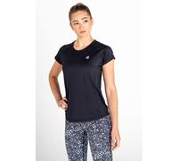 Dare 2b Women's Corral Active Short Sleeved Scoop Neck T-Shirt in True Black | Size: 16 Dare 2b True Black 16