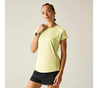 Dare2b Women's Corral Active T-Shirt - Short Sleeve Scoop Neck, Yellow Size 14