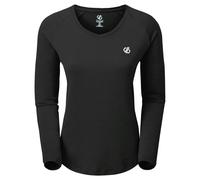 Dare 2B Womens Discern Long Sleeve T-Shirt - Black - Black - 28 UK - 90% Polyester/10% Elastane
