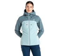 Dare 2b - Women's Water-repellent Diverging Waterproof Jacket Element Grey & Aquifer, Size: 20