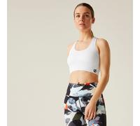 Dare 2b Women's Don't Sweat It Light Comfortable Quick-Drying Sports Bra in White | Size: Small Dare 2b White S