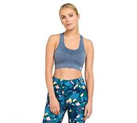 Dare 2b Womens Dont Sweat It Medium Impact Sports Bra, Seamless Q-WIC Antibacterial Fabric - Perfect for Activewear, Working Out & Yoga