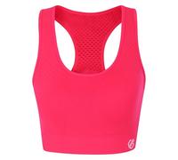 'Dont Sweat It' Moisture-Wicking, Quick-Dry, Low-Impact Sports Bra Dare 2b Bright Pink S
