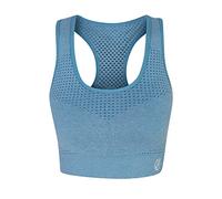 Dare 2b Womens Dont Sweat It Medium Impact Sports Bra, Seamless Q-WIC Antibacterial Fabric - Perfect for Activewear, Working Out & Yoga