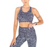 Dare2b Women's Mantra Bra T-Shirt, Black and White Dot Print, L