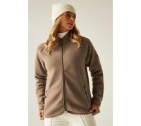 Dare 2b Women's Excursion Full Zip Borg Fleece in Brown | Size: 18 Dare 2b Brown 18