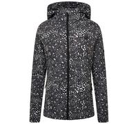 Dare 2B Womens Far Out Dotted Soft Shell Jacket - Black/White - 12 UK - Black/White - 97% Polyester/3% Elastane