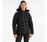 Dare 2b Women's Glamourize V Baffled Ski Jacket in Black | Size: 16 Dare 2b Black 16