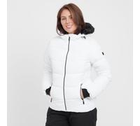 Dare 2b - Women's Water-repellent Glamourize V Baffled Ski Jacket Olivine Green, Size: 16