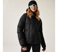 Dare 2B Glamourize Waterproof Insulated Padded Ski Jacket In Jet Black