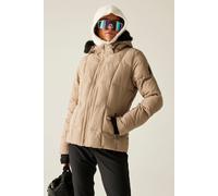 Dare 2b Women's Glamourize Waterproof Insulated Padded Ski Jacket in Beige | Size: 16 Dare 2b Beige 16