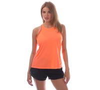 Dare 2b Women's Gravitate Vest, Made from Quick Drying Sweat Wicking Materials with Reflective Detailing - Perfect for Working Out, Running & Fitness Orange