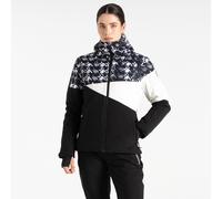 Dare 2b Womens Ice Iii Ski Jacket, Black Dogtooth Print, 14 EU