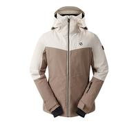 Dare 2B Womens Iced Waterproof Ski Jacket - Grey Morn/Pine Bark - 10 UK - Grey Morn/Pine Bark - 100% Recycled Polyester