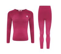 Dare 2b Women's 'In The Zone III' Ski Base Layer Set in Pink | Size: Medium Dare 2b Pink M
