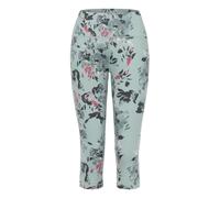 Dare 2B Womens Influential II Floral 3/4 Leggings - Glacier Green - Glacier Green - 12 UK - 82% Recycled Polyester/18% Elastane