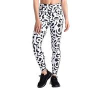 Dare 2b Womens Influential Legging Black & White Graffiti 6