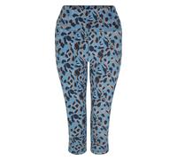 Dare 2B Womens Infulential 3/4 Leggings in Light Blue - Animal - Size 16 UK