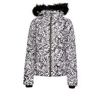 Dare 2B Womens/Ladies Glamorize III Leopard Print Padded Ski Jacket (16 UK) (Black/White)