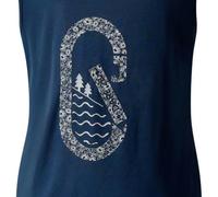 Dare 2B Womens/Ladies Harmonic Back Print Vest Top - Moonlight Denim - 16 UK - Moonlight Denim - 100% Bamboo Fibres