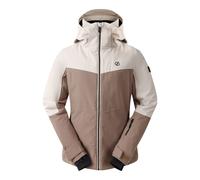 Dare 2B Womens Iced Waterproof Ski Jacket - Grey Morn/Pine Bark - 20 UK - Grey Morn/Pine Bark - 100% Recycled Polyester