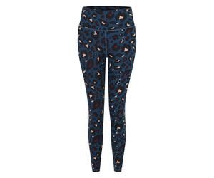 Dare 2B Womens/Ladies Influential Animal Print Gym Leggings8 UK Moonlight Denim
