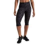 Dare 2B Womens Influential Dash Print 3/4 Leggings - Black - 12 UK - Black - 85% Polyester/15% Elastane
