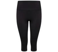 Dare 2B Womens/Ladies Influential Plain Recycled 3/4 Leggings - Black - 18 UK - Black - 85% Polyester/15% Elastane
