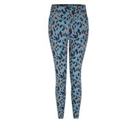 Dare 2B Womens/Ladies Influential Recycled Leopard Print Leggings - Niagara Blue - 18 UK - Niagara Blue - 85% Polyester/15% Elastane
