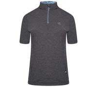 Dare 2B Womens/Ladies Pedal Through It Marl Lightweight Jersey - Black - 14 UK - Black - 92% Polyester/8% Elastane