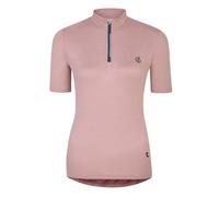 Dare 2B Womens/Ladies Pedal Through It Marl Lightweight Jersey - Dusky Rose - 16 UK - Dusky Rose - 92% Polyester/8% Elastane