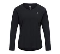 Dare 2B Womens Serenity Long-Sleeved T-Shirt - Black - 12 UK - Black - 80% Recycled Polyester/20% Lyocell