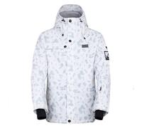 Dare 2B Womens/Ladies Ski Life Dash Print Ski Jacket (White) - Size 16 UK