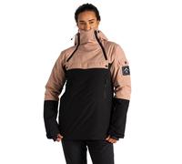 Dare 2B Womens/Ladies Slide Out Colour Block Overhead Ski Jacket (Cashmere/Black) - Peach material_Synthetic - Size 14 UK