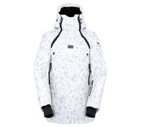 Dare 2B Womens/Ladies Slide Out Dash Print Overhead Ski Jacket (Blanc De Blanc) - White - Size 16 UK
