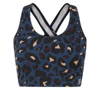 Dare 2B Womens/Ladies Swift II Animal Print Sports Bra (Moonlight Denim) - Navy/Blue - Size Medium