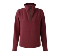 Dare 2B Womens Wander Quarter Zip Sweatshirt - Fig - 12 UK - Fig - 70% Polyester/26% Cotton/4% Elastane