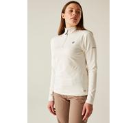 Dare 2b Women's Lowline II Lightweight Half Zip Stretch Midlayer in Ecru | Size: 12 Dare 2b Ecru 12