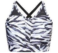 Dare 2b Womens Mantra Sports Bra Low Impact Training Top Black/White Zebra XL