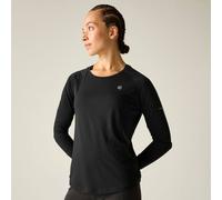 Dare 2b Women's Nimble Long Sleeve Running T-Shirt in Jet Black | Size: 14 Dare 2b Jet Black 14