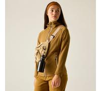 Dare 2b Women's Nomadic Full Zip Hooded Stretch Midlayer in Tan | Size: 10 Dare 2b Tan 10