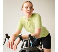 Dare2b Pedal To Short Sleeve Jersey Yellow 34 Woman