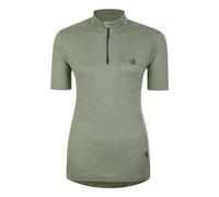 Dare 2b Womens Pedal Through It Reflective Cycling Jersey with Sweat Wick Odour Control Technology, 3 Pockets in Back - Perfect Activewear for Working Out, Gym & Yoga